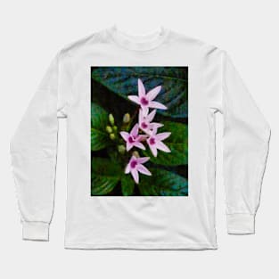 The Pink Star Flower Long Sleeve T-Shirt